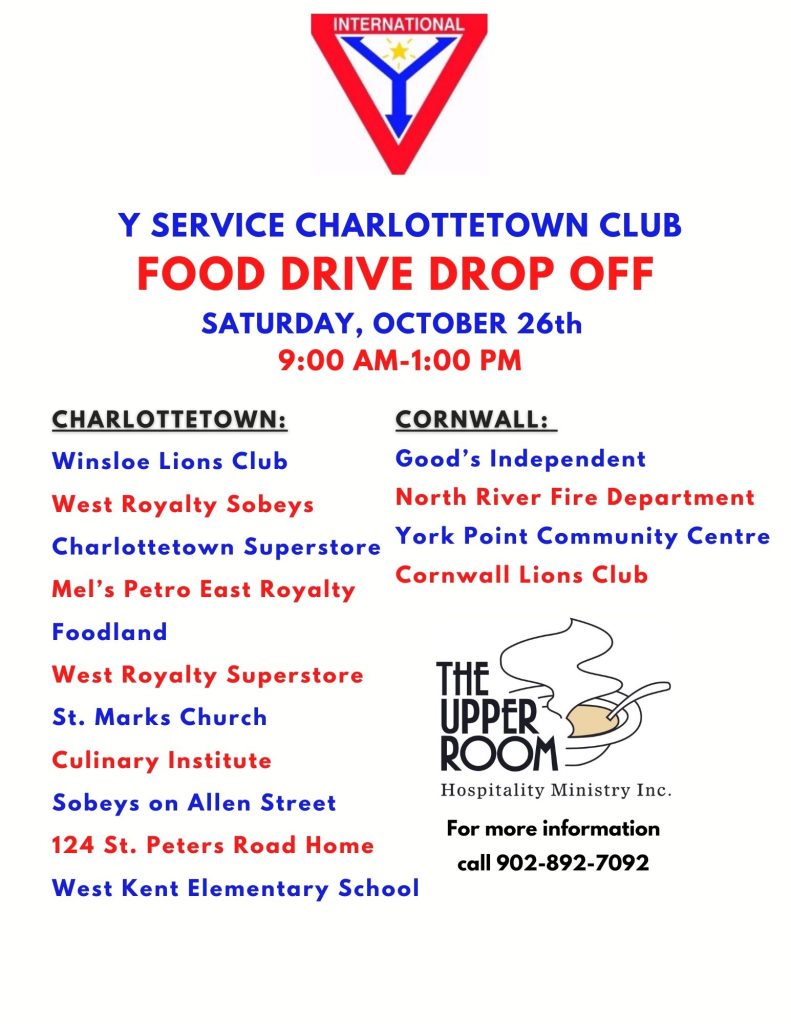 food drive y service oct 26 2025