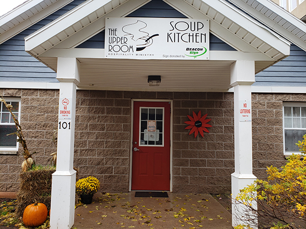 soup kitchen entrance